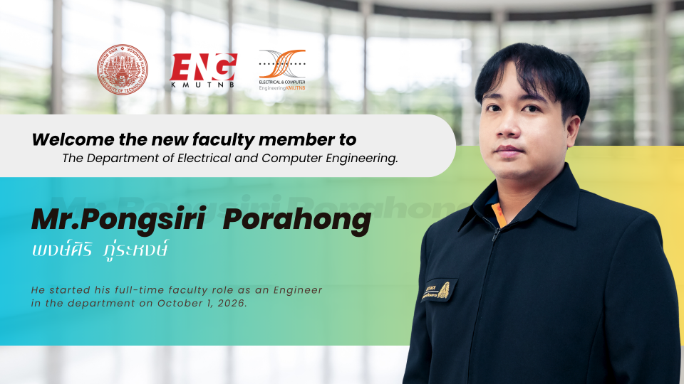 Welcome the Mr.Pongsiri Porahong to ECE
