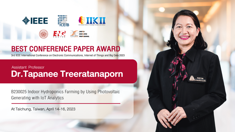 Congratulations to Assoc. Prof. Dr. Tapanee Treeratanaporn